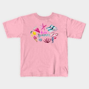 Hello Summer! Kids T-Shirt